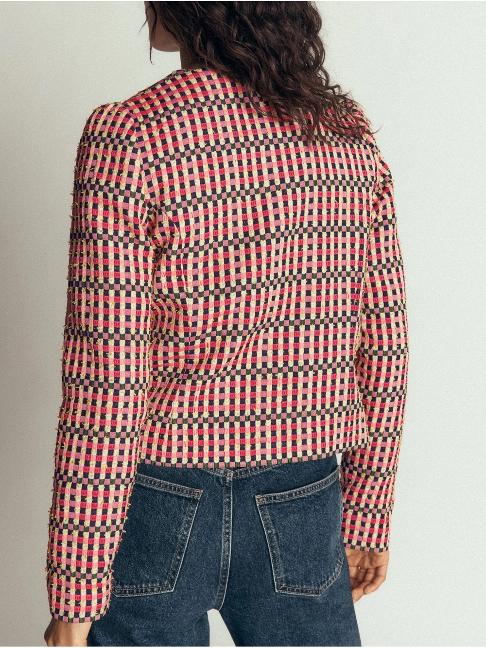 BODEN SALISBURY PUFF SLEEVE JACKET MULTI - 2R - Picture 2 of 10